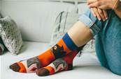 Chaussettes femme Nosaka et son chat coton