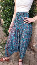 Sarouel 3-en-1 couleur turquoise