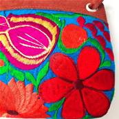 Sac à main motifs fleuris 1 Artisanat du Guatemala