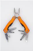 Pince multifonction orange 9 outils de poche avec étui