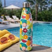 Bouteille isotherme inox 500ml fruits tropicaux