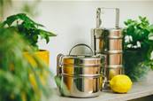 Lunchbox 2 compartiments en inox 13cm