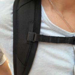 Sac à dos type coursier noir