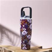 Mug de transport 90cl fleurs roses