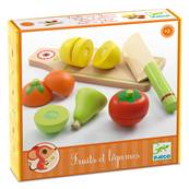 Jeu de fruit en bois à découper