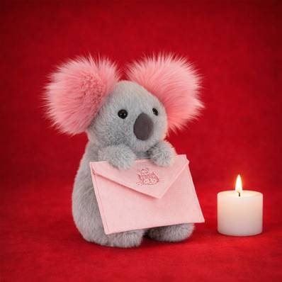 Peluche Koala avec lettre - Jellycat