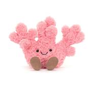 Peluche Jellycat corail rose AMUSEABLES CORAL