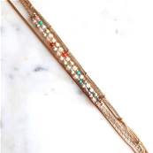 Bracelet 5 rangs "Constellation Bohme" - Perles Varies