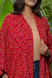Veste manches kimono