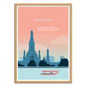 Affiche Bangkok Thaïlande 50x70cm Katinka Reinke