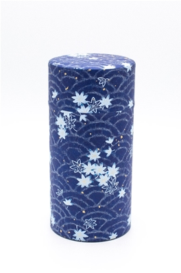 Boite à thé métal japonais érable sur vagues 200ml