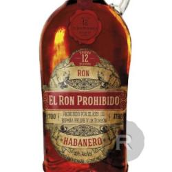 RON RHUM El PROHIBIDO 12ANS Mexique 70cl 40°.