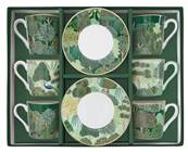Coffret 6 tasses 11cl Forêt