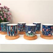 Coffret 6 tasses 11cl Mandalay