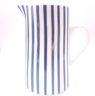 Carafe Rayé BLEU Dolce vita 1L 17 cm