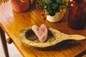 Gua Sha Pierre naturelle quartz rose