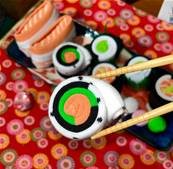 Coffret 3 paires  chaussettes maki et sushi