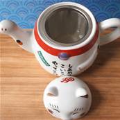 Théière et 2 tasses manekineko