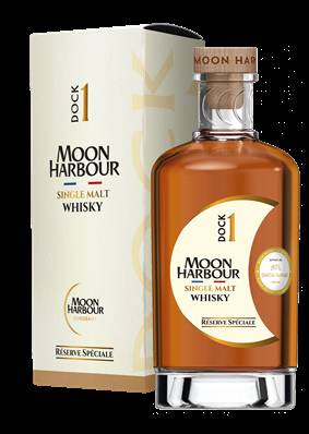 Whisky MOON HARBOUR Dock 1 France 70 cl 45,8° fût de Sauternes