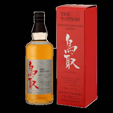Whisky TOTTORI Blend JAPON 50 cl 43° avec étui.