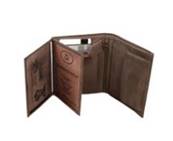 Portefeuille format carré en cuir 12,5x11x3 cm
