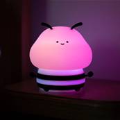 Veilleuse enfant Abeille LED en silicone tactile USB