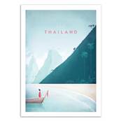 Affiche visit Thalande 50x70cm Henry Rivers