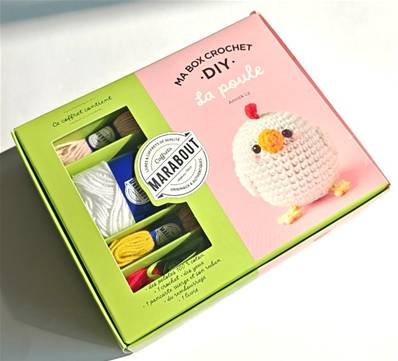 Ma box crochet poule Apily - Éditions Marabout