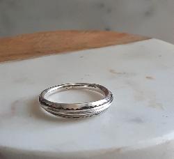 Bague Touareg Argent Ciselé – Anneau Ethnique
