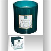 Bougie parfumée BERGAMOTE JASMIN 190G dans boite cadeau