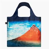 Sac de course LOQI mont Fuji rouge Hokusai