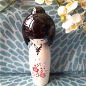 Poupe kokeshi Grand modle modle blanche