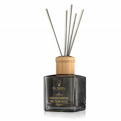 Diffuseur de 150 ml de parfum MANDARINES SICILIENNES avec tiges de bambou
