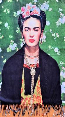 Etole Frida Kahlo laine viscose 1