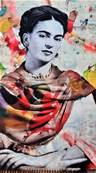 Etole Frida Kahlo laine viscose 3