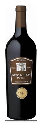 VIN rouge ITALIE Pouilles NERO DI TROIA 75cl