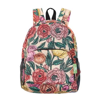 Sac à dos pliable et imperméable recyclé florale