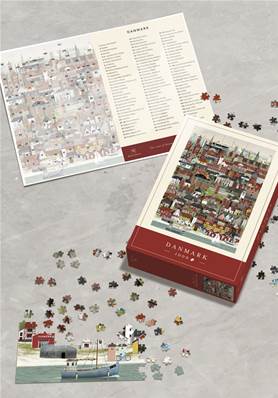 Puzzle monuments de DANEMARK 1000 PIECES