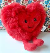 Doudou Beatie Heart Cœur spécial Saint-Valentin