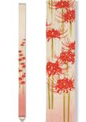 Tenture japonaise traditionnelle "Higanbana", Fleur d'équinoxe 170cm