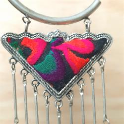 Collier ethnique Tibétain avec pampilles Chakyung