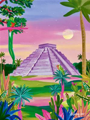 Chichen Itza : cœur mystique du Mexique 30x40 Nolwen