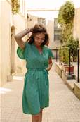 Robe courte cache cœur liberty