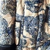 Veste matelassée imprimé toile de Jouy 