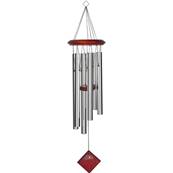 Carillon  vent Pluton argent 68 cm 6 tubes