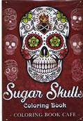 Plaque dco vintage COLORING BOOK caf SKULL Mexique