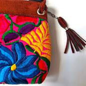 Sac à main motifs fleuris 2 Artisanat du Guatemala
