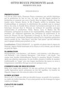 Vin rouge Italie OTTO BUCCE 75CL