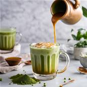 Matcha caramel