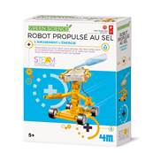 Coffret robot à construire propulsé au sel